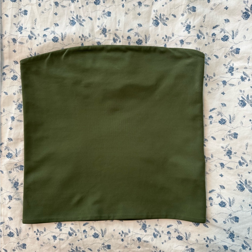 Olive Green Tube Top
